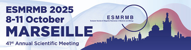 41st Annual Scientific Meeting of the ESMRMB